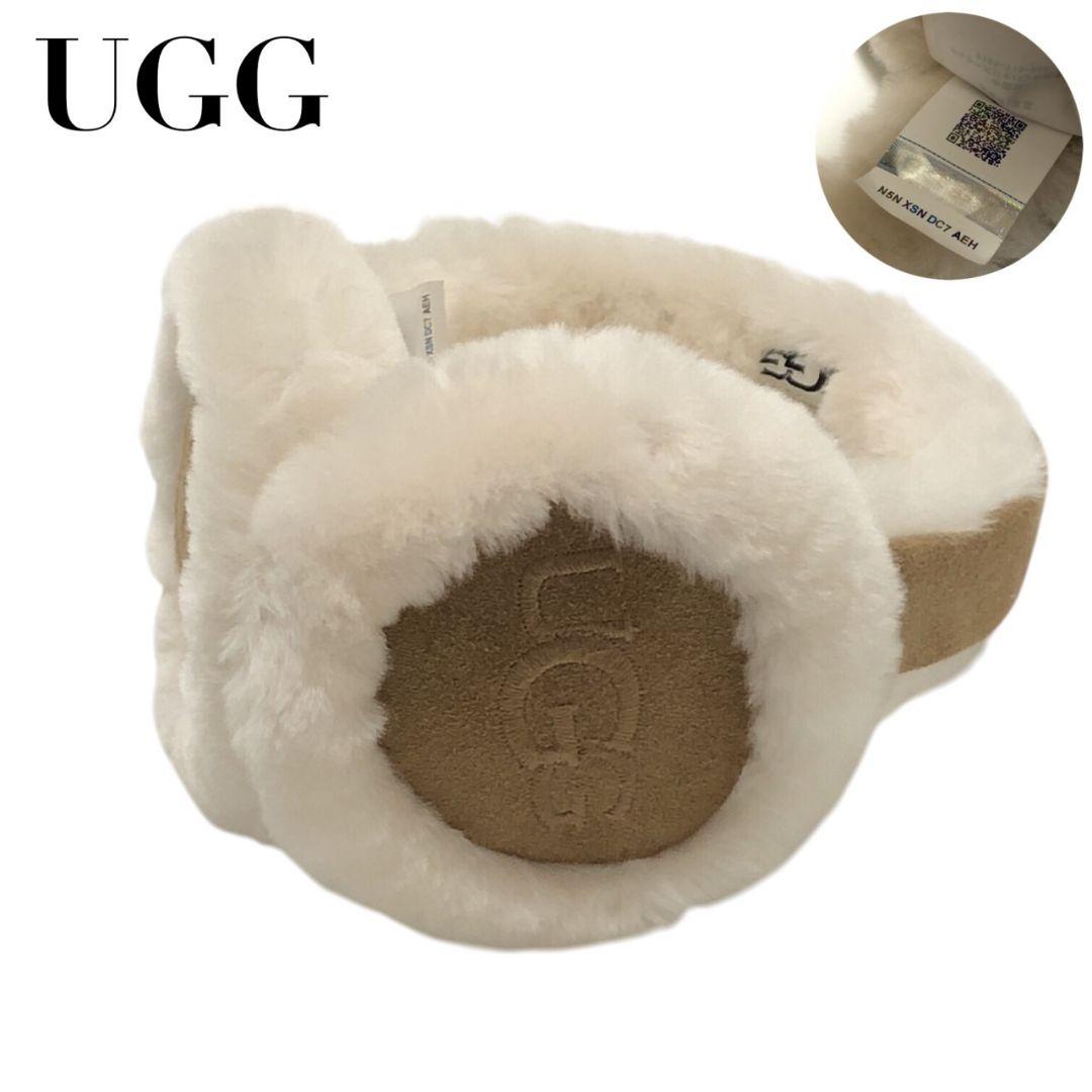 【極美品】UGG アグ イヤーマフ 耳当て シープスキン ファー 防寒 通勤通学