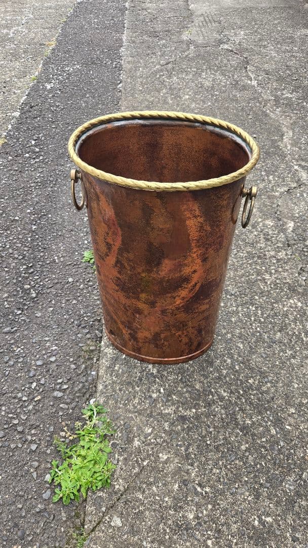 銅　ブロンズ　　傘立て　ヴィンテージ