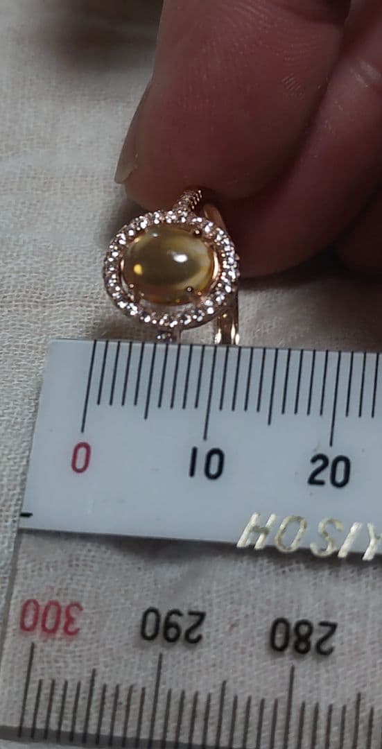 華やか！メキシコ産ファイヤーオパール　925SV PG フリーサイズ