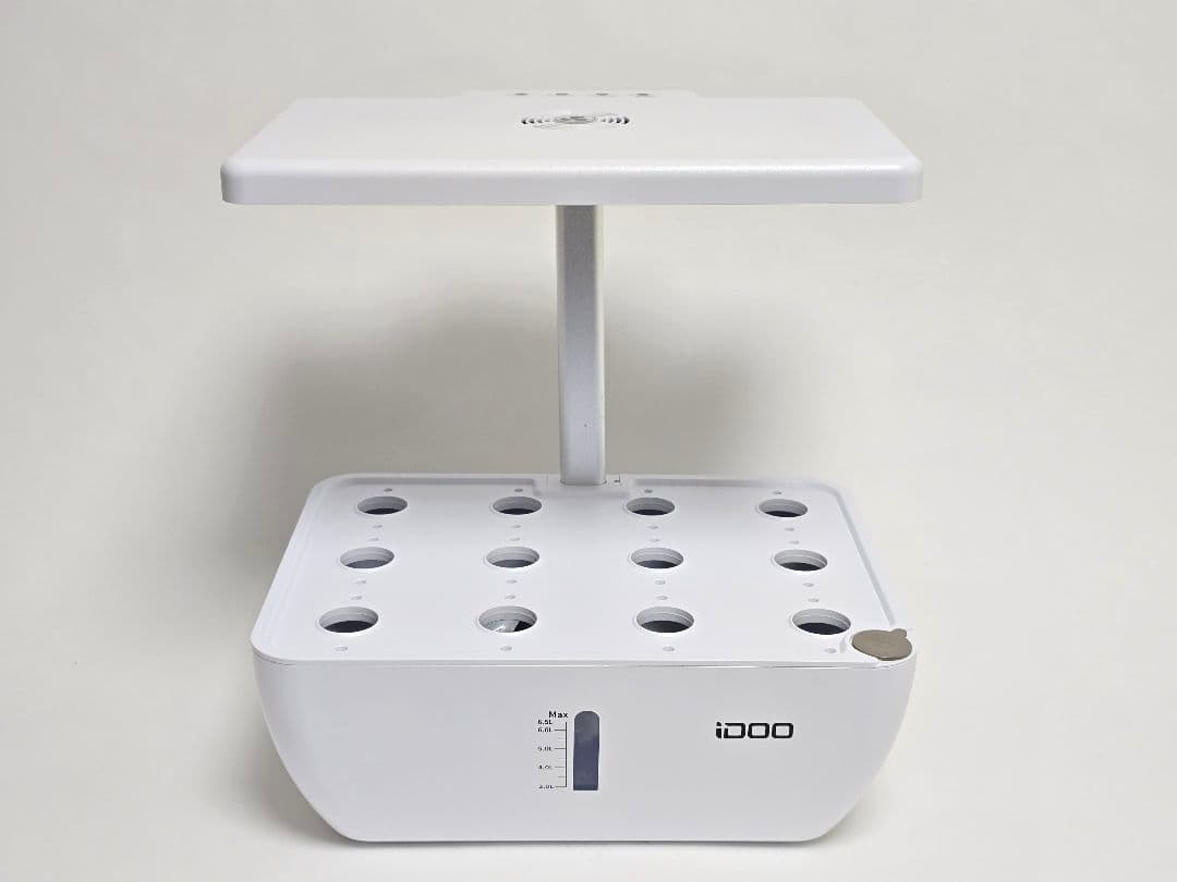 iDOO 水耕栽培セットID-IG302Sスマホ連動12株野菜栽培ホワイト