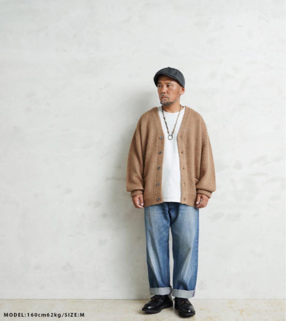 WAIPER.inc モヘアニット カーディガン SOLID【WP1072】