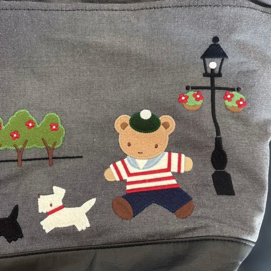 ファミリア　刺繍デザイン トートバッグ