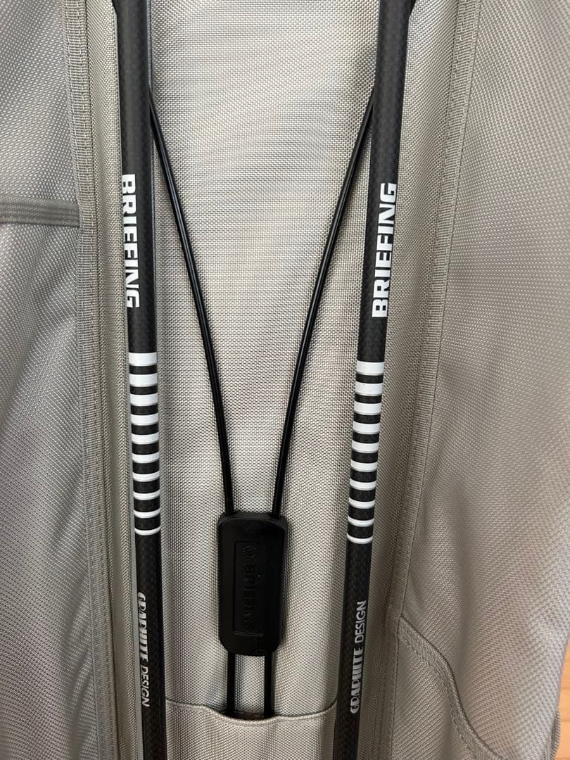 BRIEFING キャディバッグ CR-10 シルバー【希少】