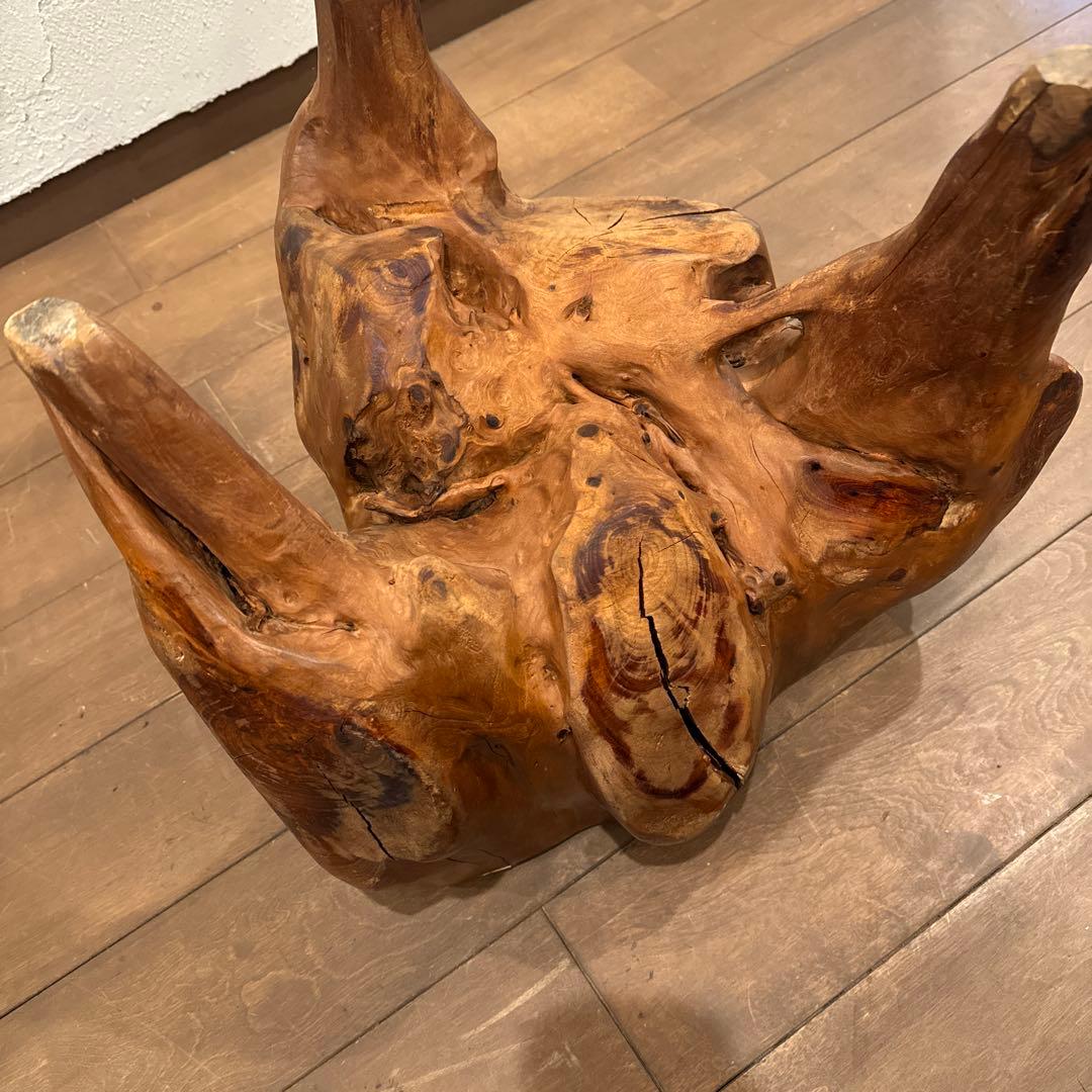 天然木 切り株 スツール オブジェ
