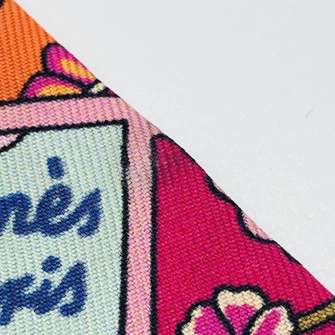 エルメス HERMES ツイリー 花咲く鳥たちの国で スカーフ タグあり 美品