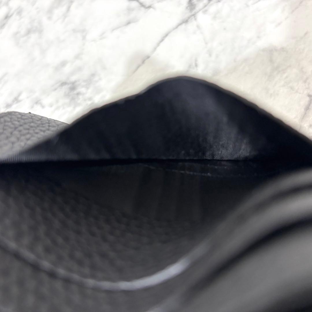 【未使用級】 ボナベンチュラ ケース カードケース レザー ブラック