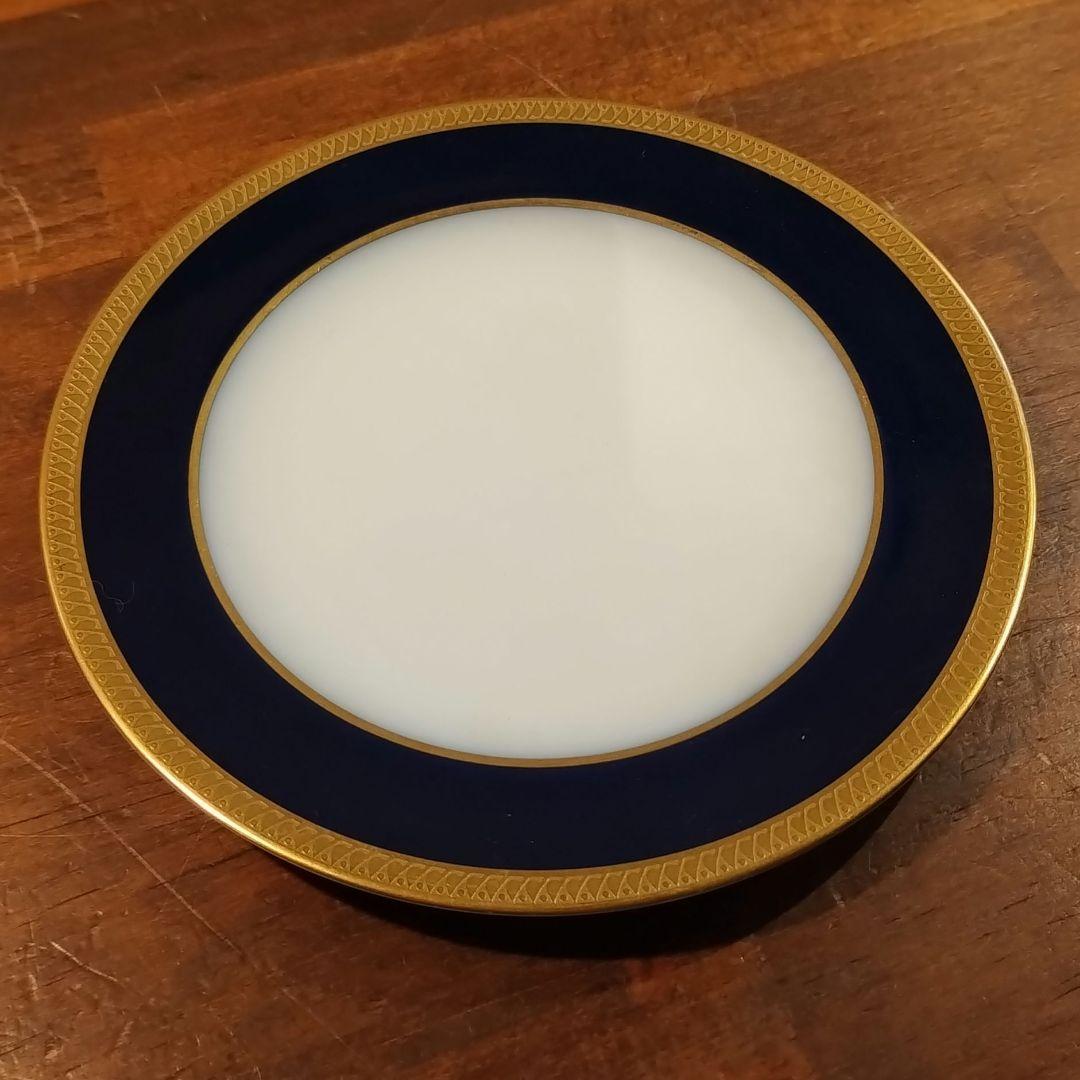 大倉陶園　瑠璃　エンボス 皿　プレート　約16.8cm 6枚