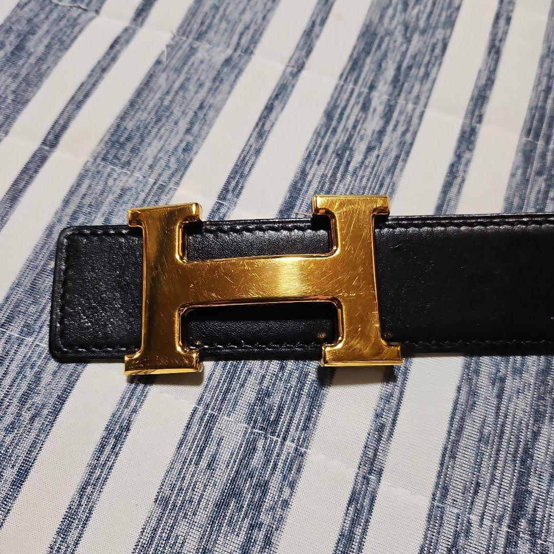 ゆゆさん専用HERMES 黒レザーベルト　2009