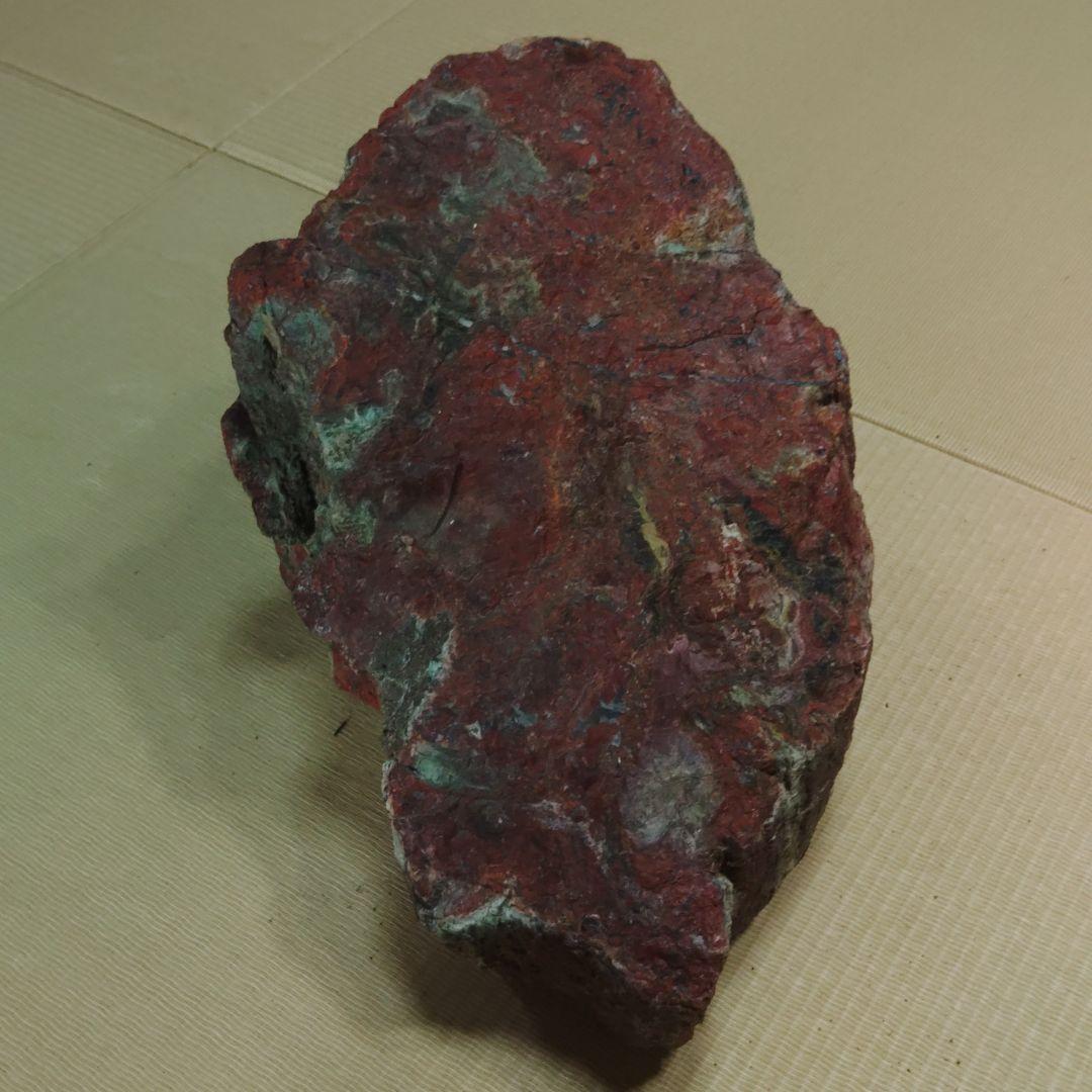 天然石　赤石　佐渡の赤石　赤玉石 パワーストーン　18.5kg　遺品整理yori