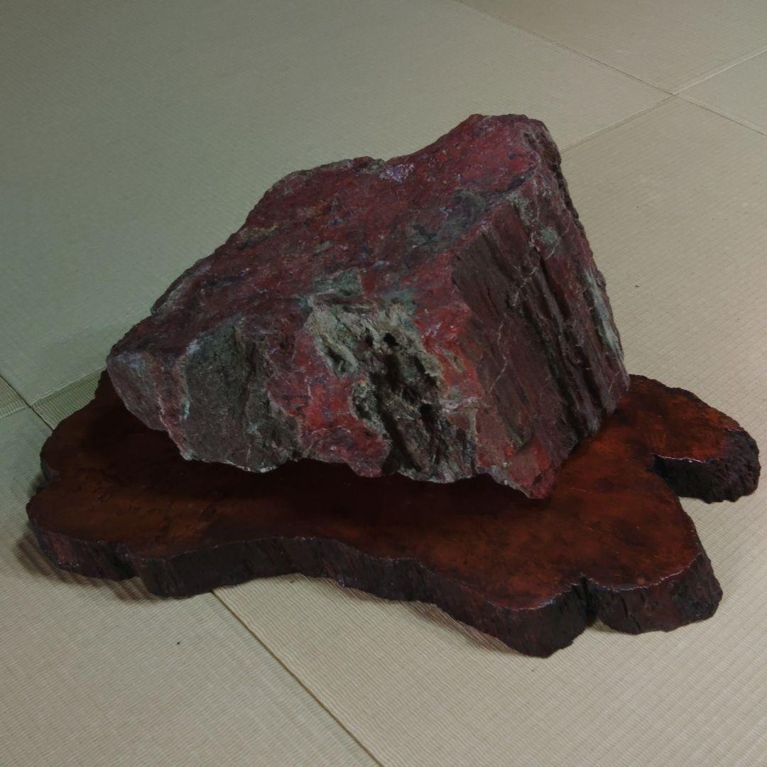 天然石　赤石　佐渡の赤石　赤玉石 パワーストーン　18.5kg　遺品整理yori