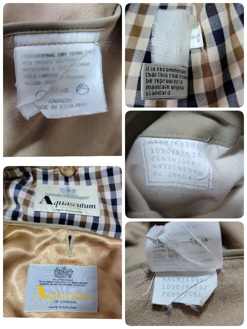 ハンフリー・ホガート着 アクアスキュータム KINGSWAY トレンチコート