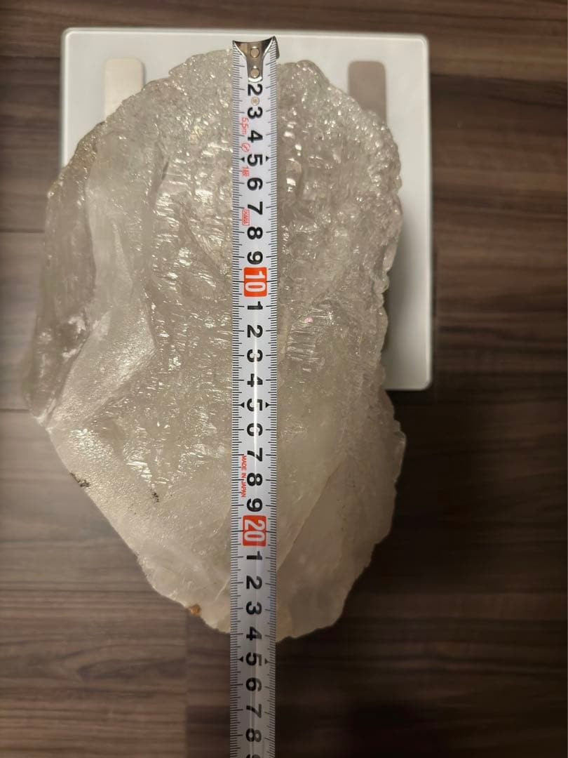 特価最高級 特大15kgヒマラヤアイスクリスタル 台座ライト付 スカルドゥ産