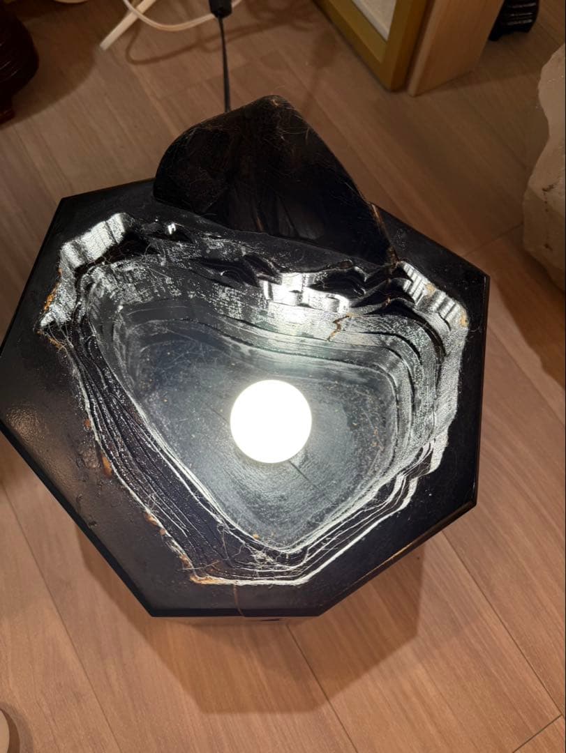 特価最高級 特大15kgヒマラヤアイスクリスタル 台座ライト付 スカルドゥ産