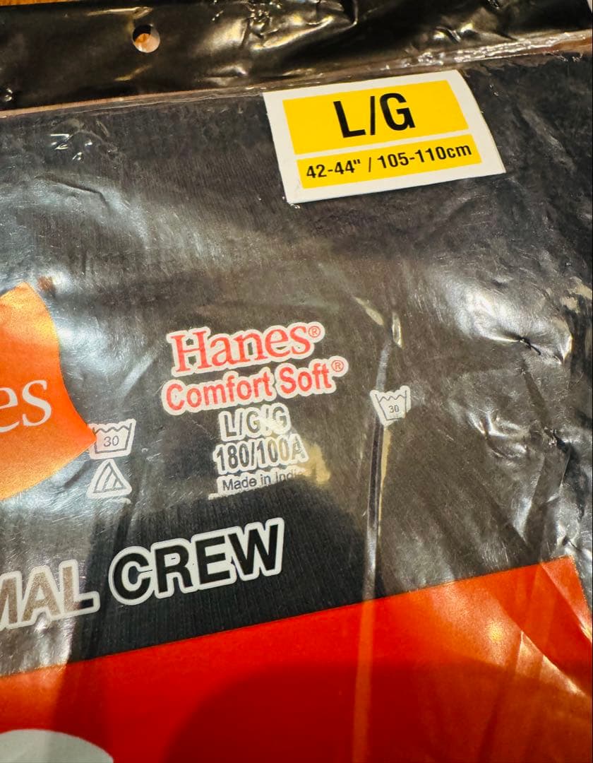 Supreme Hanes Thermal Crew L シュプリーム サーマル