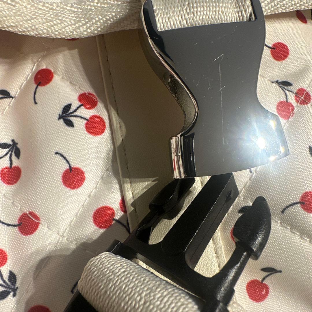 神崎恵コラボ　レスポートサック　ビューティーロールポーチ　チェリーレッドキルト