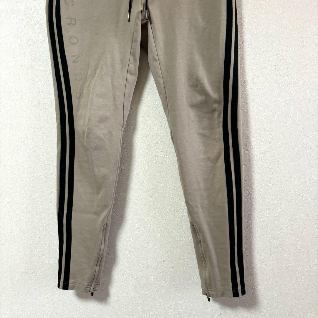 CRONOS クロノス　セットアップ　長袖Tシャツ　スウェットパンツ　ベージュ