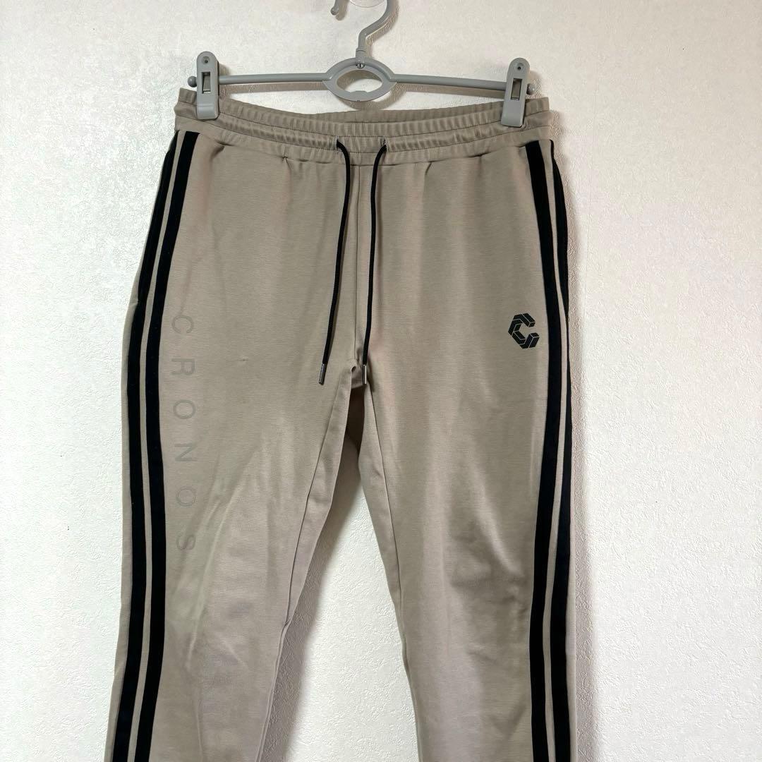 CRONOS クロノス　セットアップ　長袖Tシャツ　スウェットパンツ　ベージュ