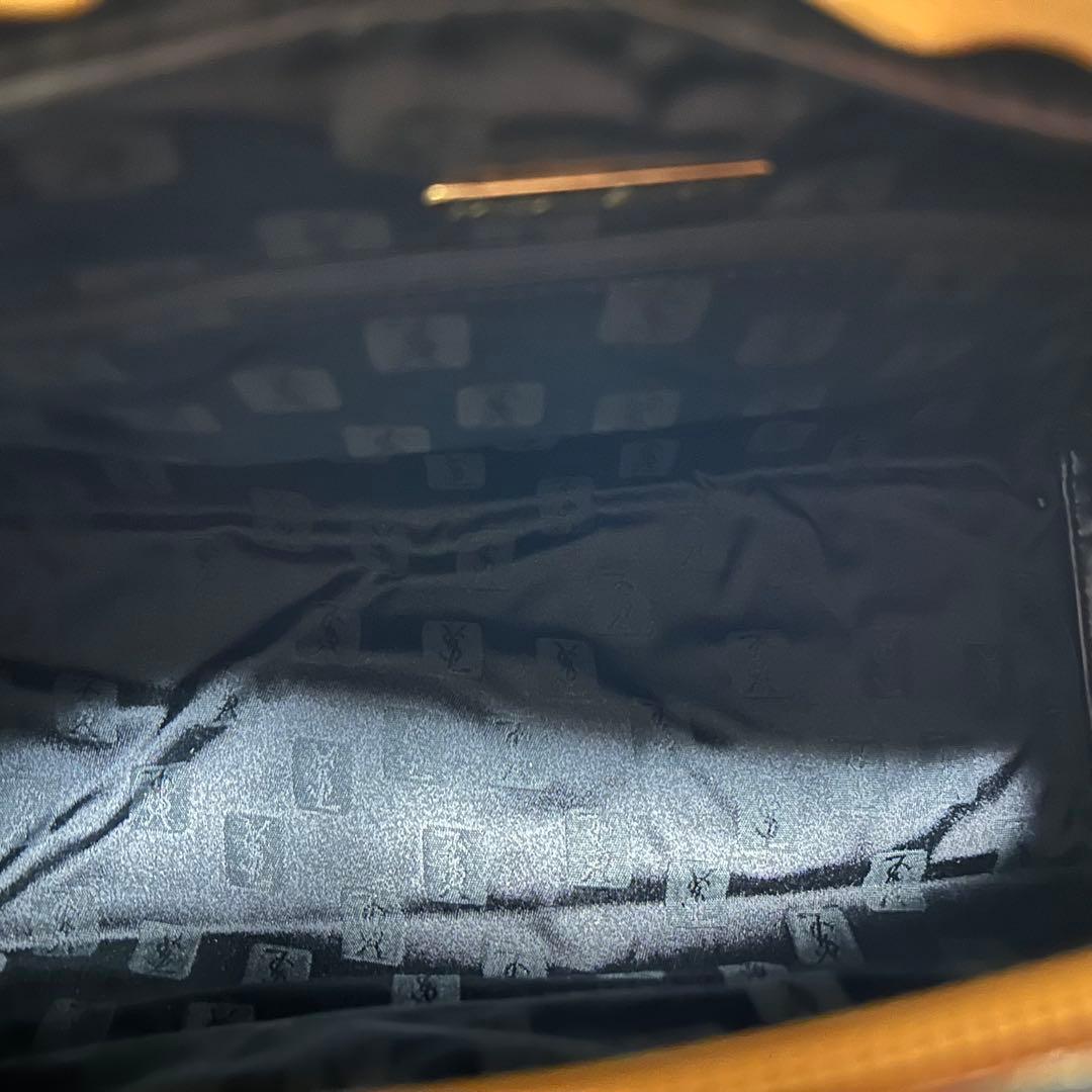 未使用 イヴサンローラン ハンドバッグ ミニボストン ヴィンテージ ゴールド金具