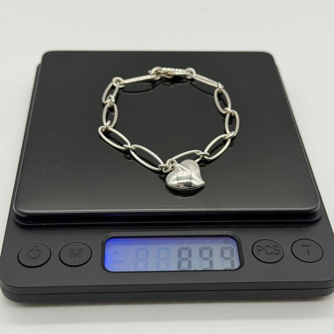 美品★TIFFANY&Co. ブレスレット カーブドハート エルサペレッティSV