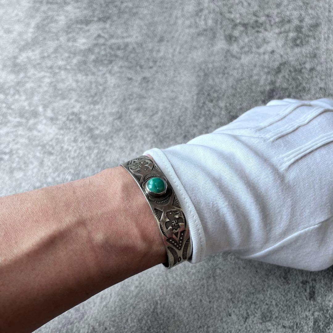 1920s-1940s NAVAJO バングル SILVER スワスティカ