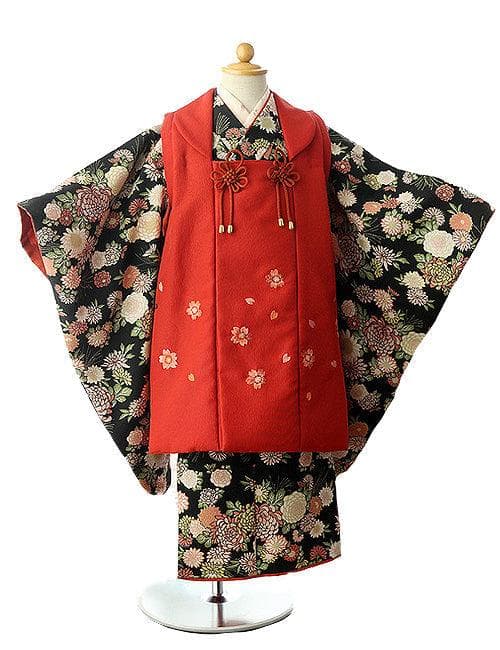 夢工房　七五三　女の子　３歳　着物　被布