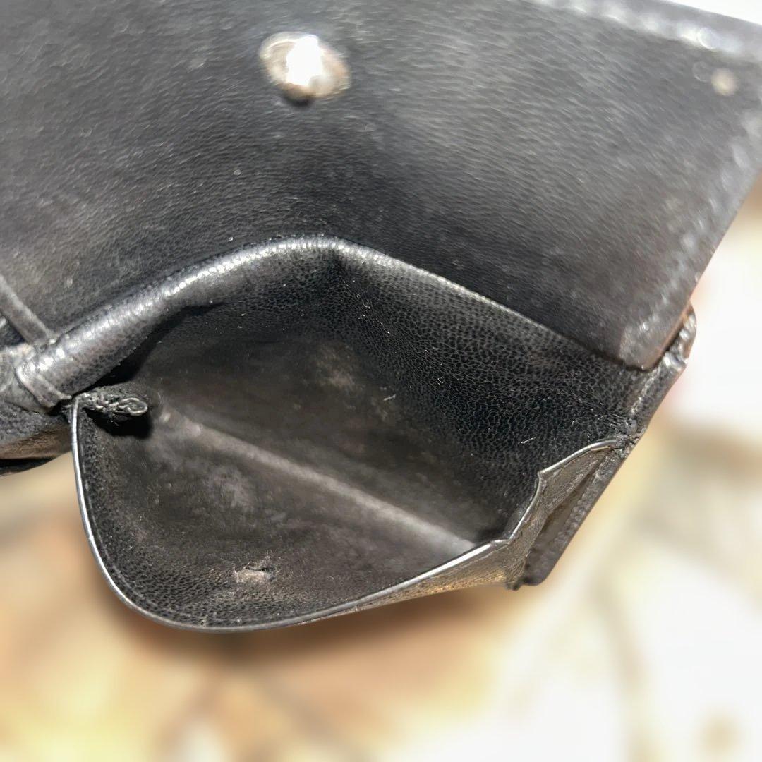BALENCIAGA 二つ折り財布 クロコ型押し 正規品