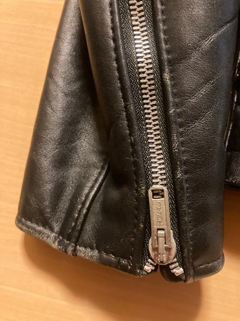 k*4様 Schott ライダースジャケット 黒 38 シングル 641 ショッ