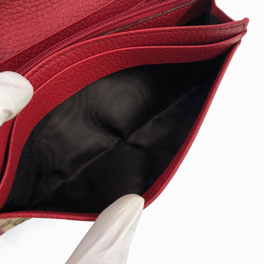 美品 GUCCI グッチ GGキャンバス 長財布 二つ折り 346058