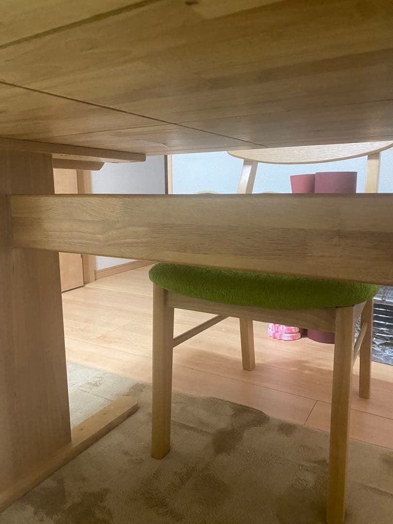 ダイニングテーブル　2人用　セット　北欧　ナチュラル　引き取り歓迎