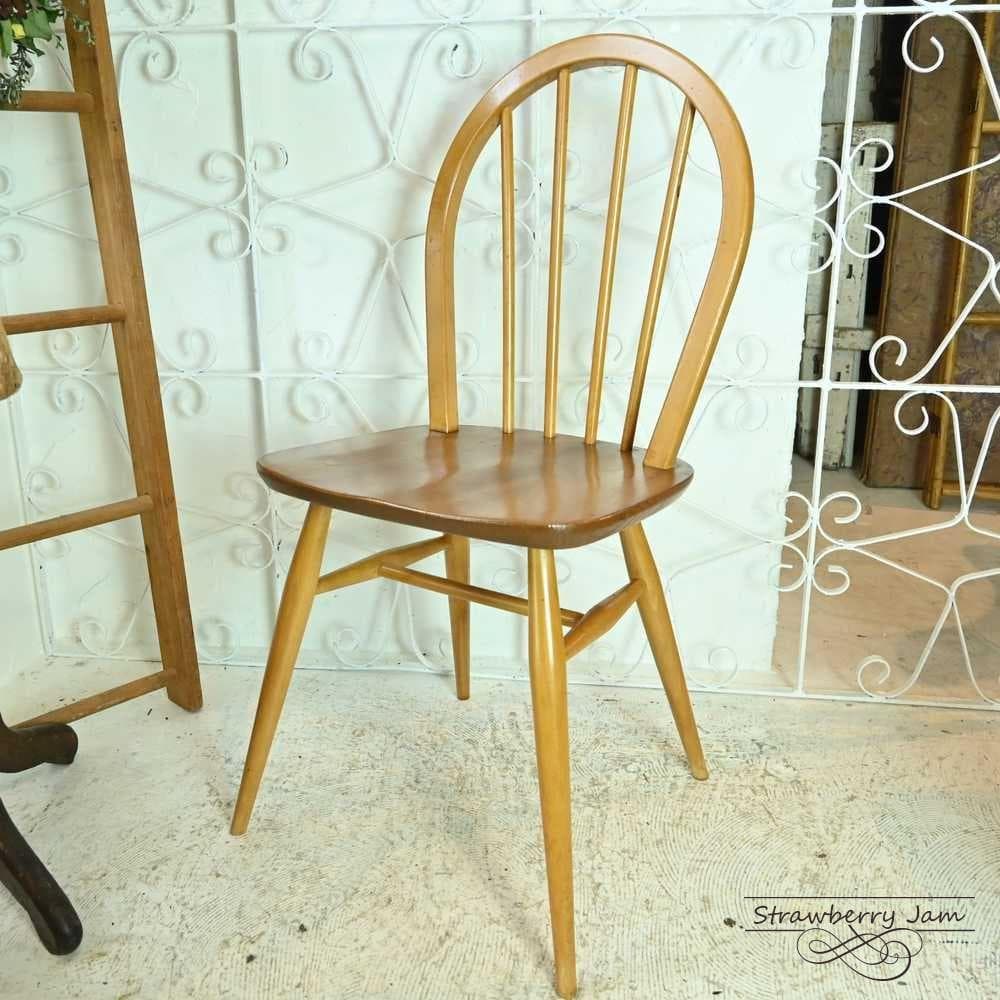 L3705-300-3 英国ヴィンテージ アーコールチェア フープバック ４本