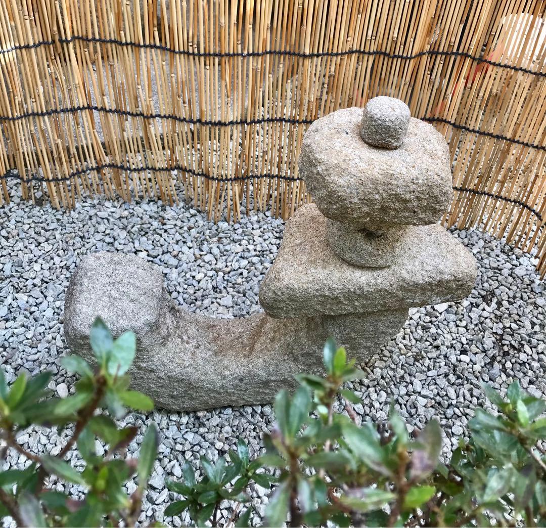 【天然自然石・石灯篭・卓上灯篭・ショーウィンドウ灯篭・置灯篭】庭石造園水石飾り石