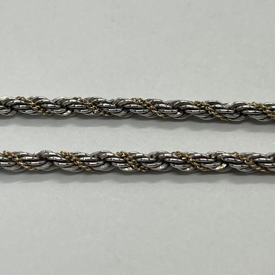 ティファニー TIFFANY ツイストロープ チェーン ネックレス コンビ