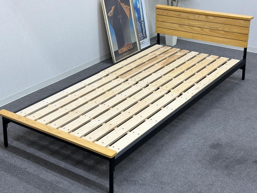 ■IDEE■パンカ　ベッドフレーム　シングル　シンプル　おしゃれ　一人暮らし