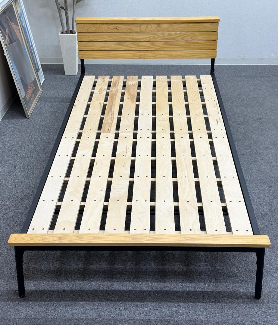 ■IDEE■パンカ　ベッドフレーム　シングル　シンプル　おしゃれ　一人暮らし