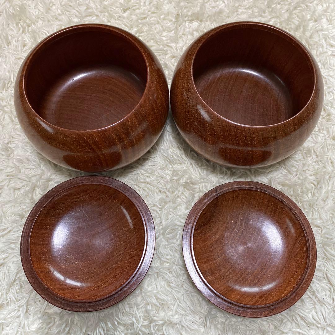 囲碁　碁石　日向特製　本蛤碁石　那智黒碁石　33号　木箱付き