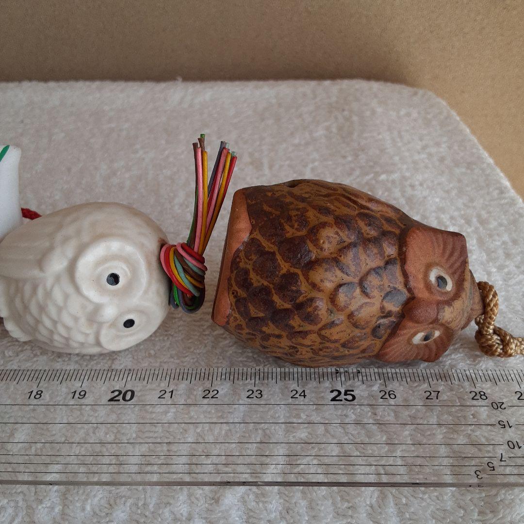 鈴　開運招福　邪気祓い　魔除け　フクロウ　ミミズク　置物　飾り　神様に呼びかける
