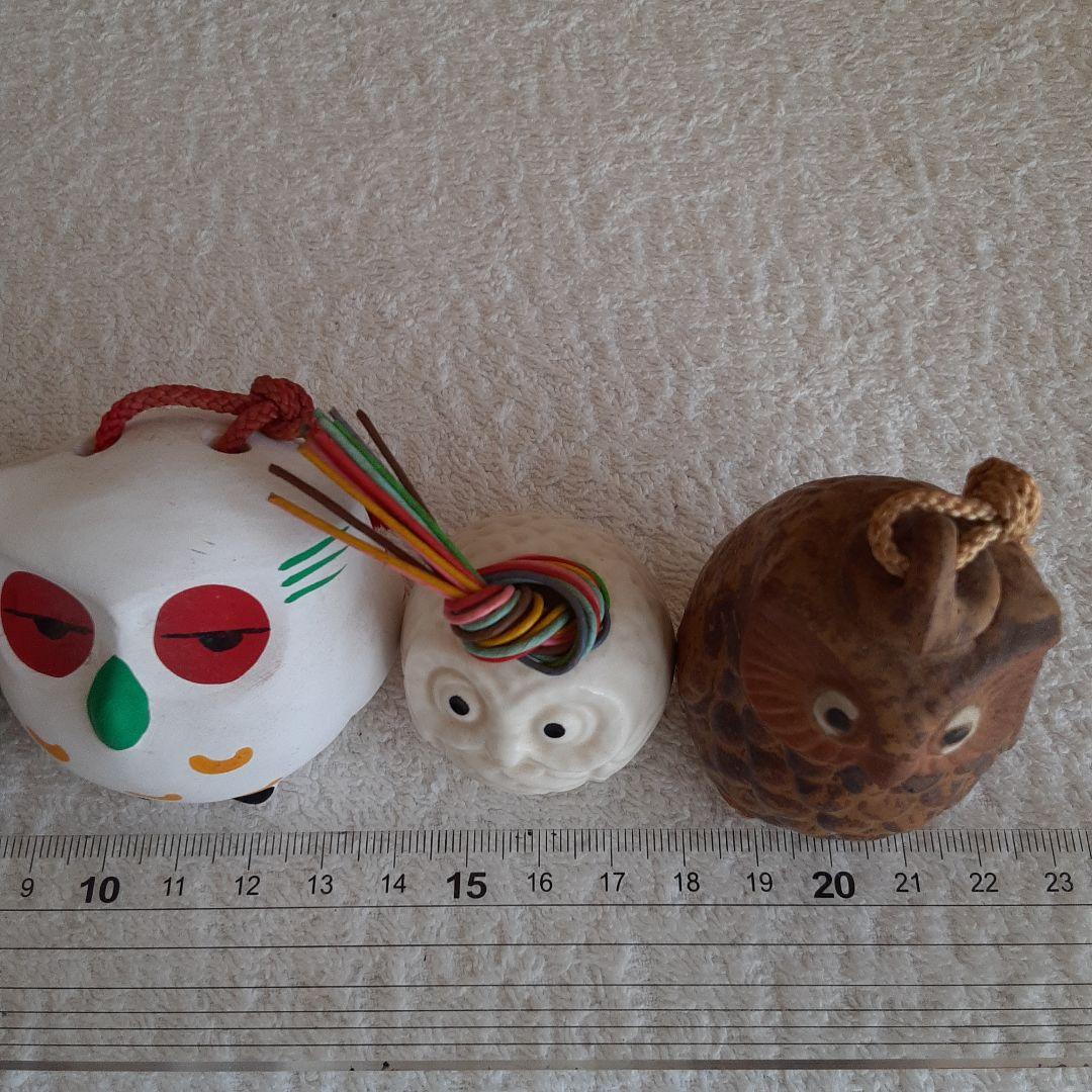 鈴　開運招福　邪気祓い　魔除け　フクロウ　ミミズク　置物　飾り　神様に呼びかける