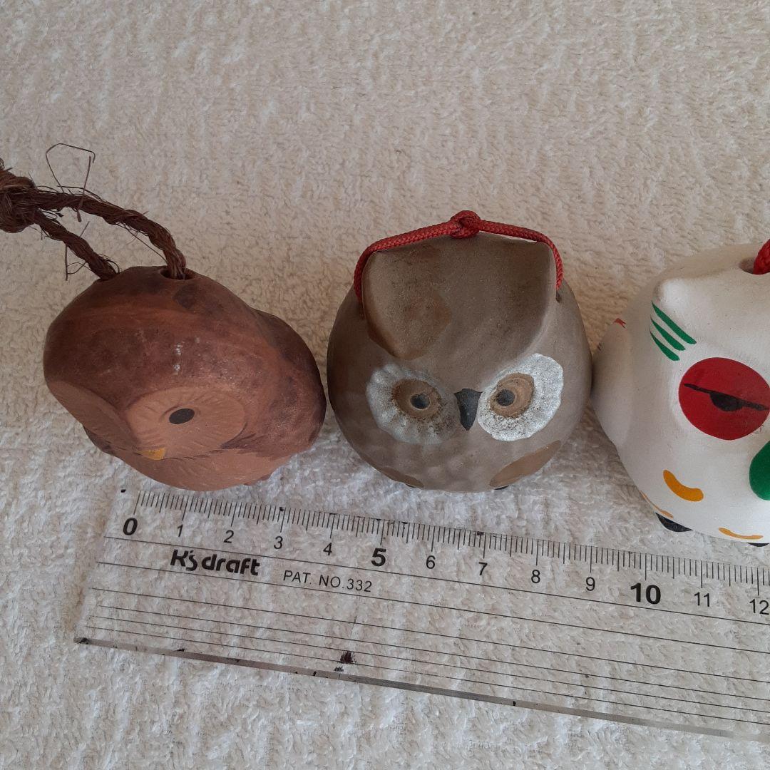 鈴　開運招福　邪気祓い　魔除け　フクロウ　ミミズク　置物　飾り　神様に呼びかける