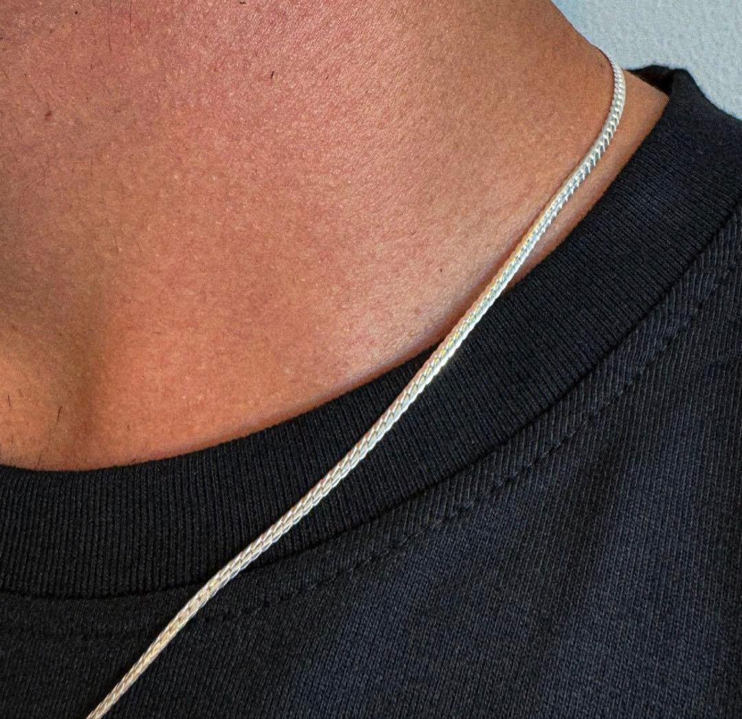 【新品未開封】ディファレントネックレス　シルバー　　53cm ジョージ