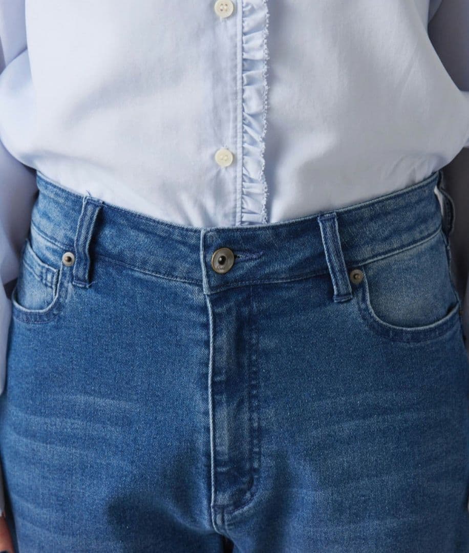 コラージュガリャルダガランテQ.anosセルフカットデニム ブルーsize 0