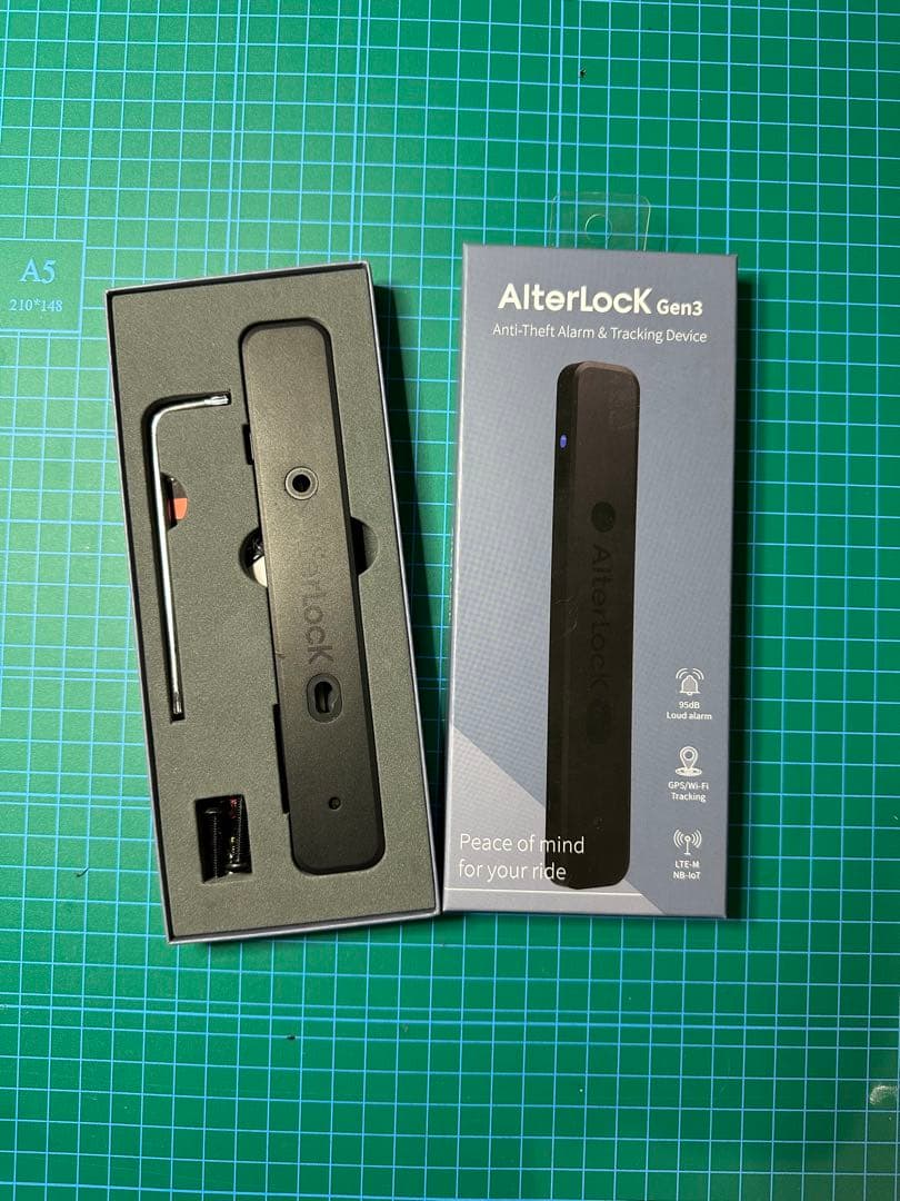 ハイスペックGPSアラーム　AlterLock gen3