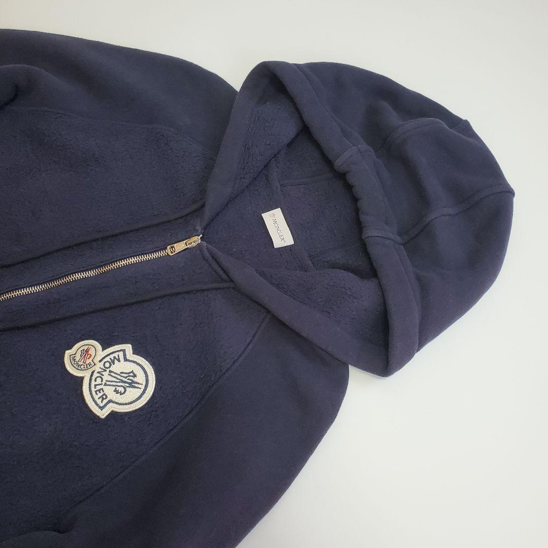 【まぁ】★ダブルワッペン★パーカー★サイズM★ネイビー★モンクレール★