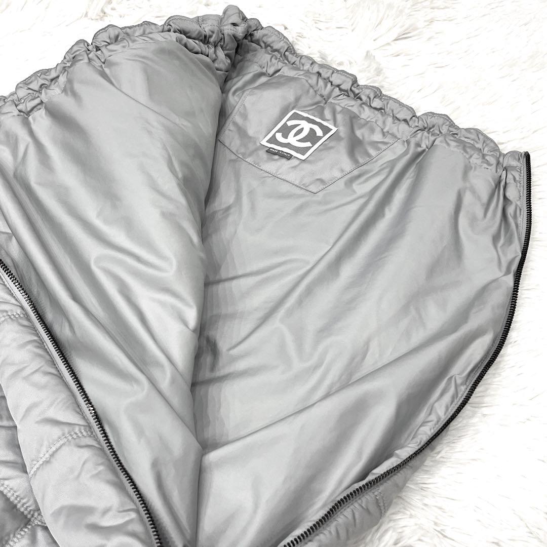 【極美品】CHANELシャネル　キルティング　中綿ダウン　スカート38