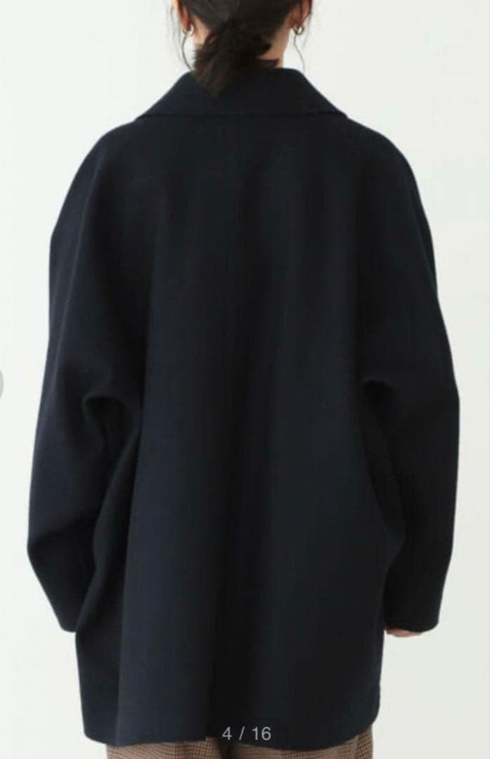 Haversack x BEAMS BOY 別注ピーコート ネイビー