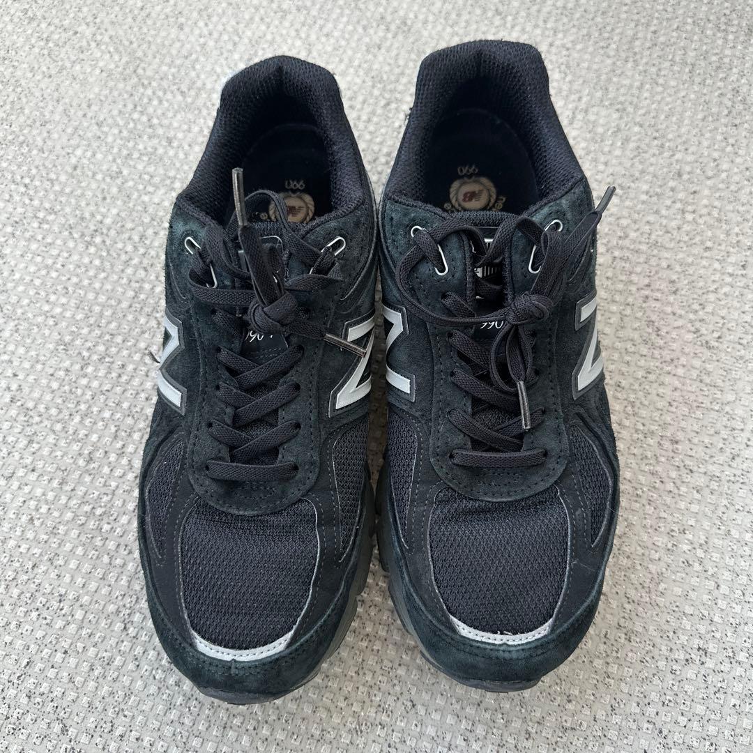 ニューバランス 990 V4 26cm ブラック USA