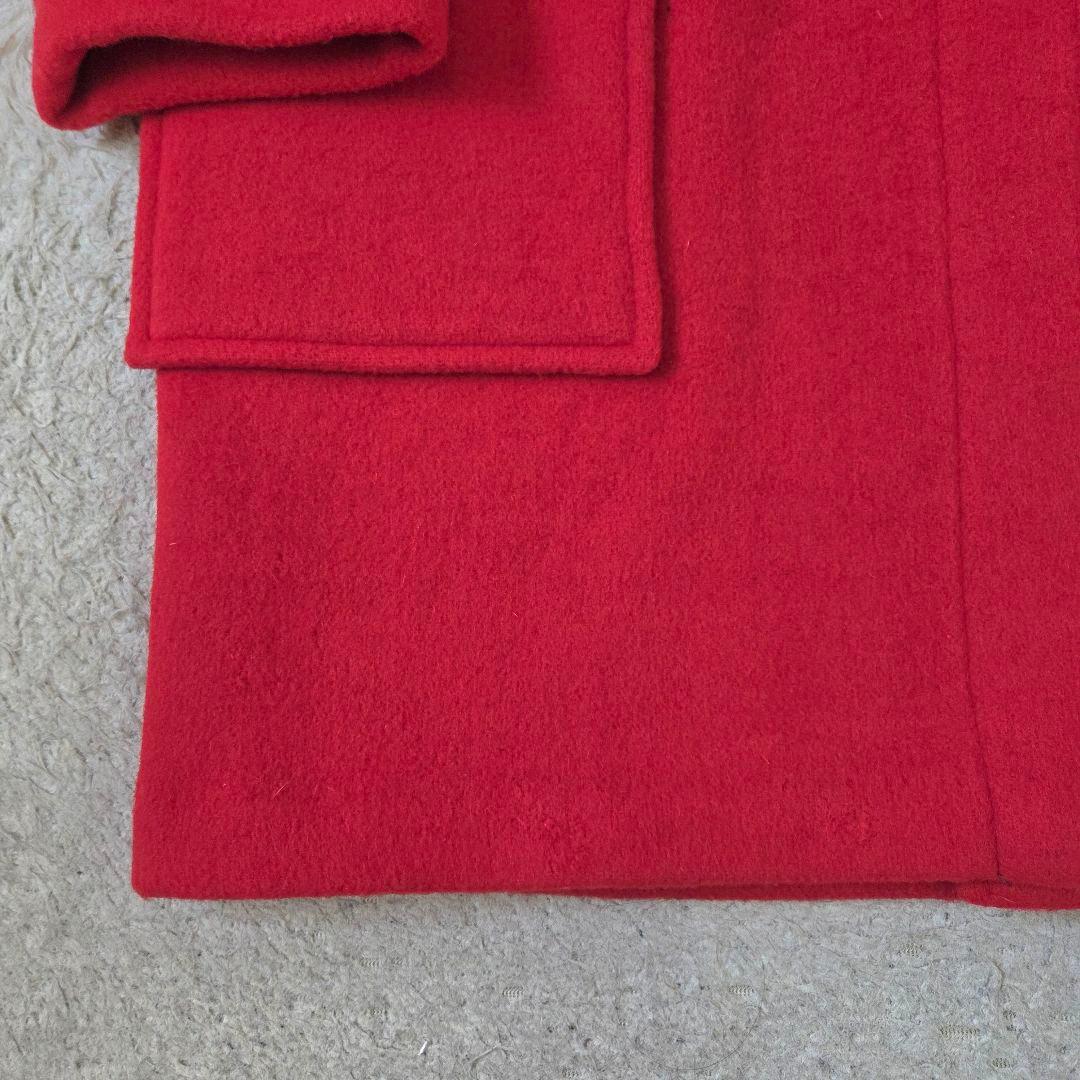 大きいサイズ バーバリー ダッフルコート ノバチェック レッド 2XL相当