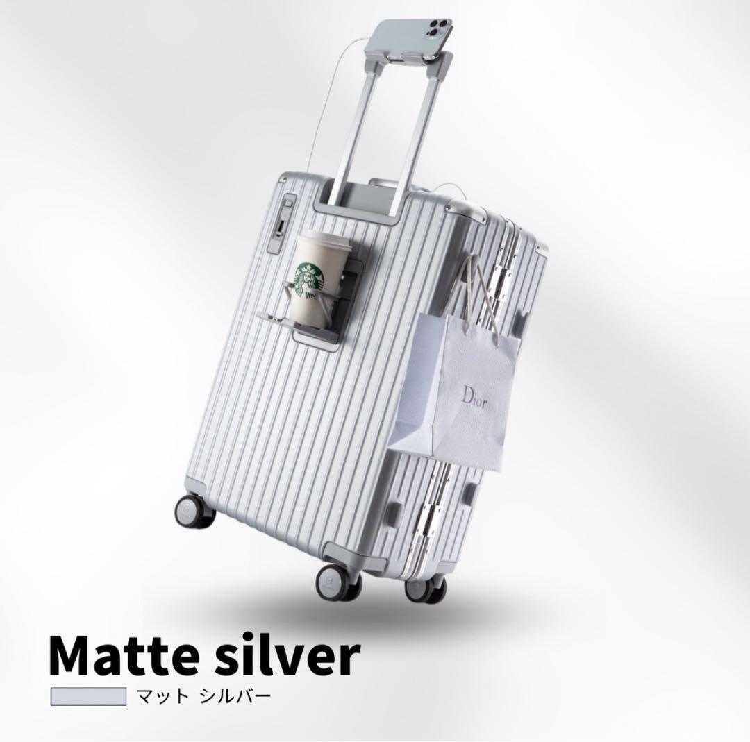 新品未使用 リベティ キャリーケース Mサイズ マットシルバー