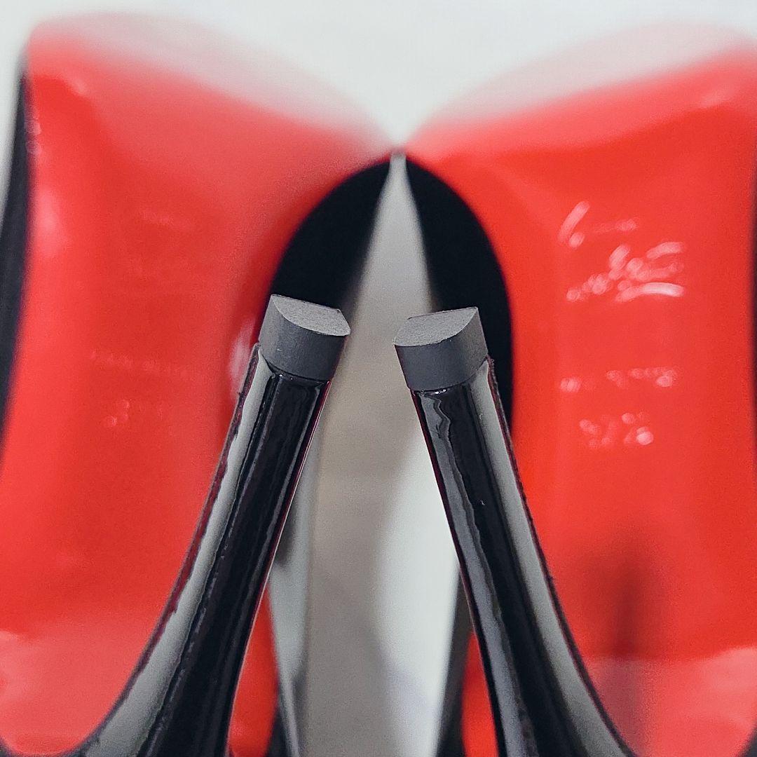 未使用✨クリスチャンルブタン パテントレザー パンプス ヒール 37.5