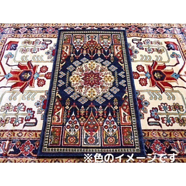 ふっかり！ウィルトン織 民族柄 ギャッベラグ 150×225cm‐107001