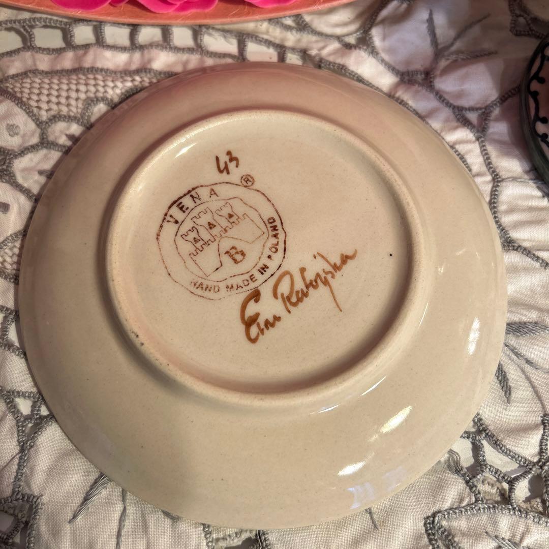 ☆★まるり★☆ポタリー / ひとりカフェセット 〜☆水色小花の小枝☆〜